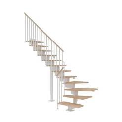 DOLLE DUBAI TRAPPE HVID BØG CLASSIC III 16 TRIN