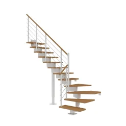 DOLLE DUBAI TRAPPE HVID EG DESIGN 12 TRIN