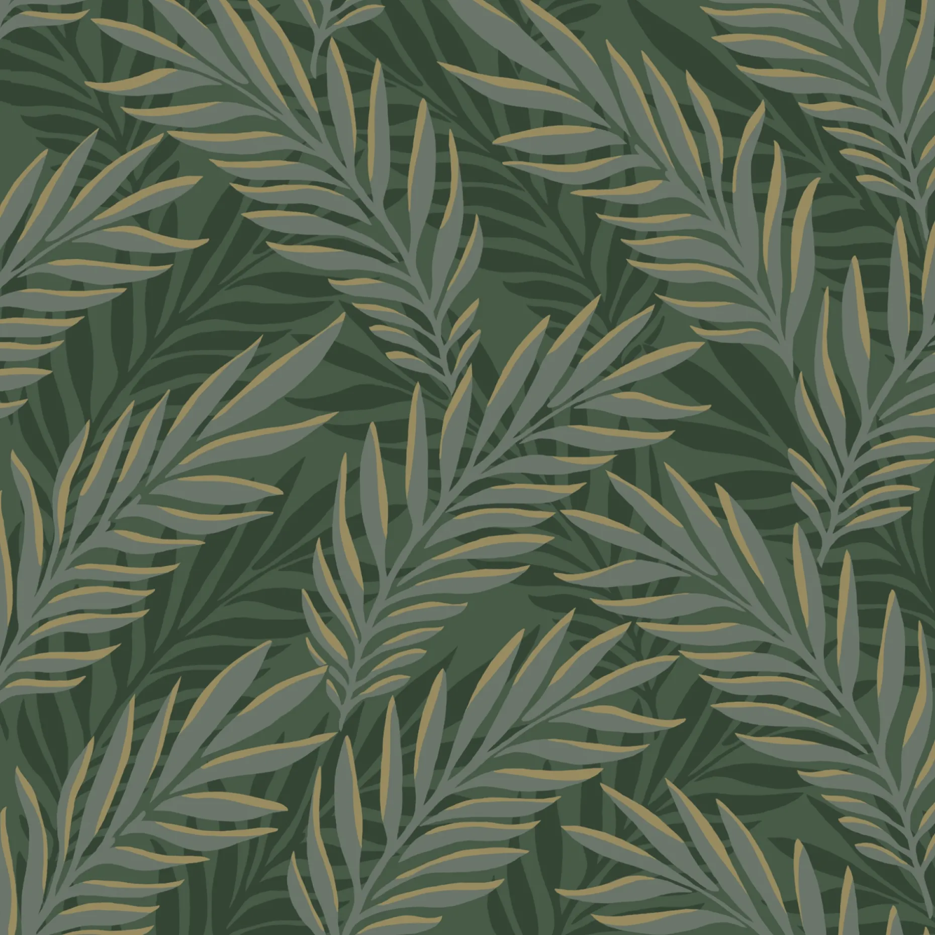 DURO STUDIO 2027 PALMBLAD TAPET 0,53X10 M