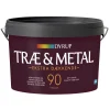 DYRUP 90 EKSTRA DÆKKENDE TRÆ- OG METALMALING 2,25 L HVID