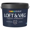 DYRUP 02 EKSTRA SPÆRRENDE VÆG- OG LOFTMALING 4,5 L HVID