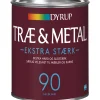 DYRUP 90 EKSTRA STÆRK TRÆ- OG METALMALING 1 L HVID