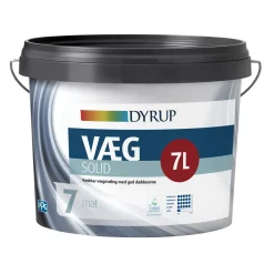 DYRUP SOLID VÆGMALING 7 L HVID