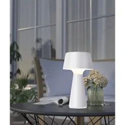 EGLO DÆMPBAR GENOPLADELIG BORDLAMPE HVID