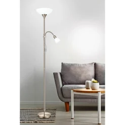 EGLO UP2 GULVLAMPE HVID 176 CM