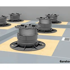 EUROTEC FORHØJELSESPROFIL 19X6X19CM SORT 1 STK