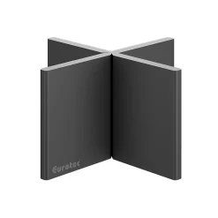 EUROTEC FORHØJELSESPROFIL 30X53X3MM SORT 100 STK