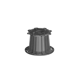 EUROTEC FORHØJELSESPROFIL 19X15X19CM SORT 1 STK