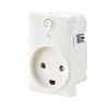FESH SWITCH CURVELINE - SMART STIKKONTAKT HVID 1,5 MODUL M/JORD