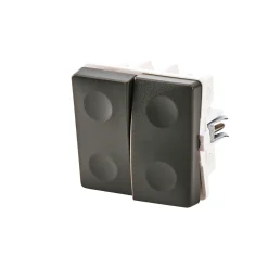 FESH SWITCH CURVELINE DOBB. KORR. - 1,0 MODUL AFBRYDER KOKSGRÅ