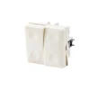 FESH SWITCH CURVELINE DOBB. KORR. - 1,0 MODUL AFBRYDER HVID