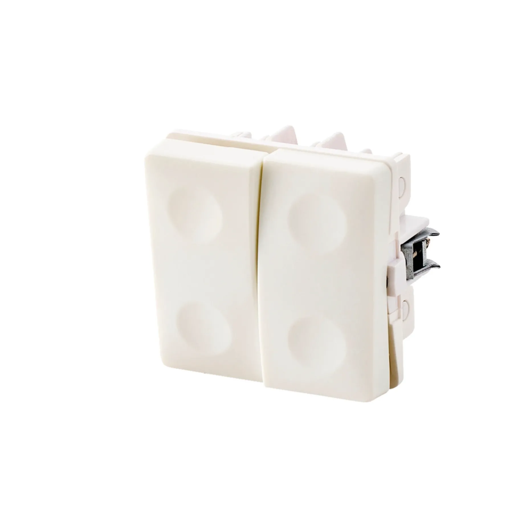 FESH SWITCH CURVELINE KRONE - 1,0 MODUL AFBRYDER HVID