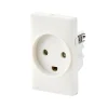 FESH SWITCH CURVELINE STIKKONTAKT HVID 1,5 MODUL M/JORD