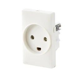 FESH SWITCH CURVELINE STIKKONTAKT HVID 1,5 MODUL M/JORD