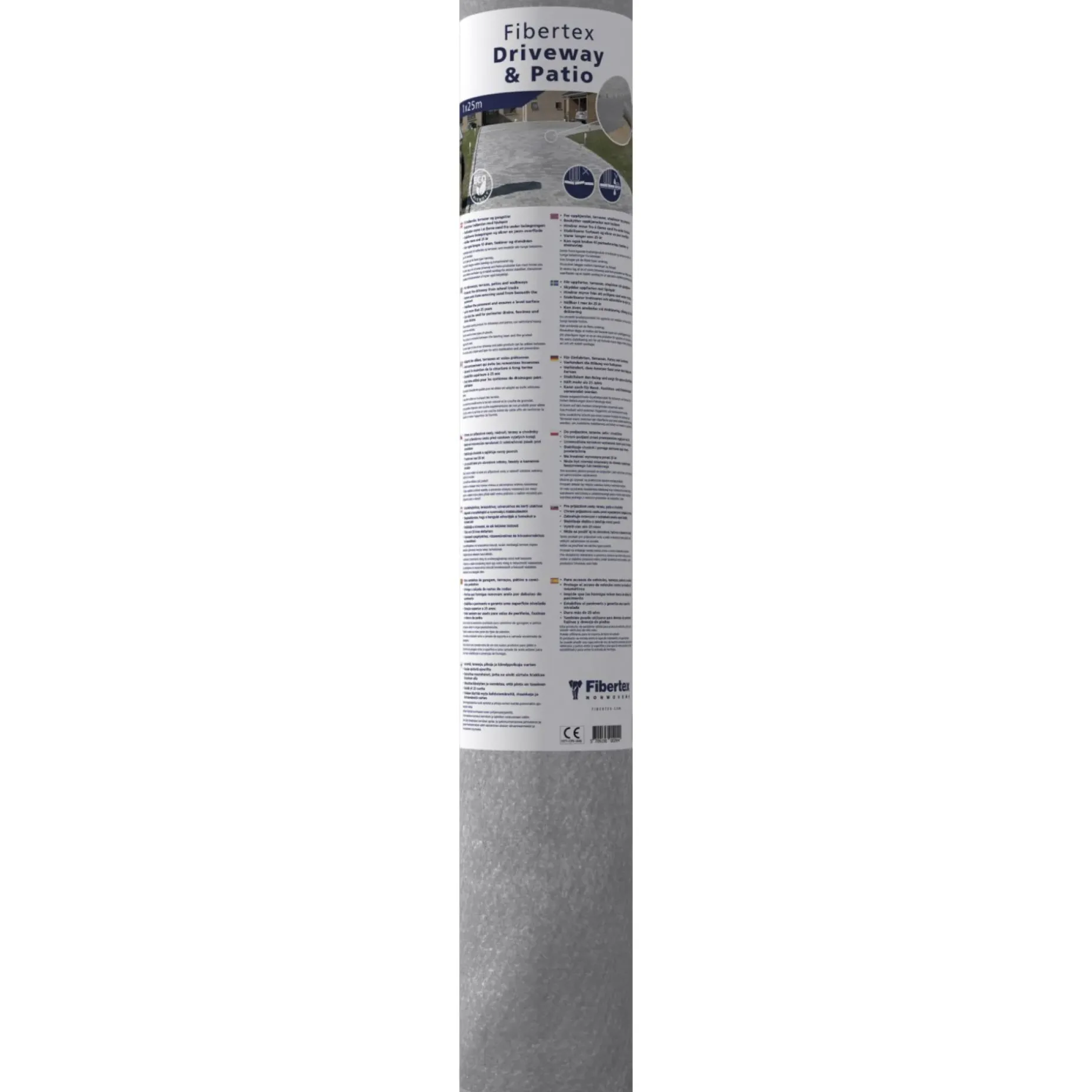 FIBERTEX DRIVEWAY & PATIO GEOTEKSTIL 2 X 25 M