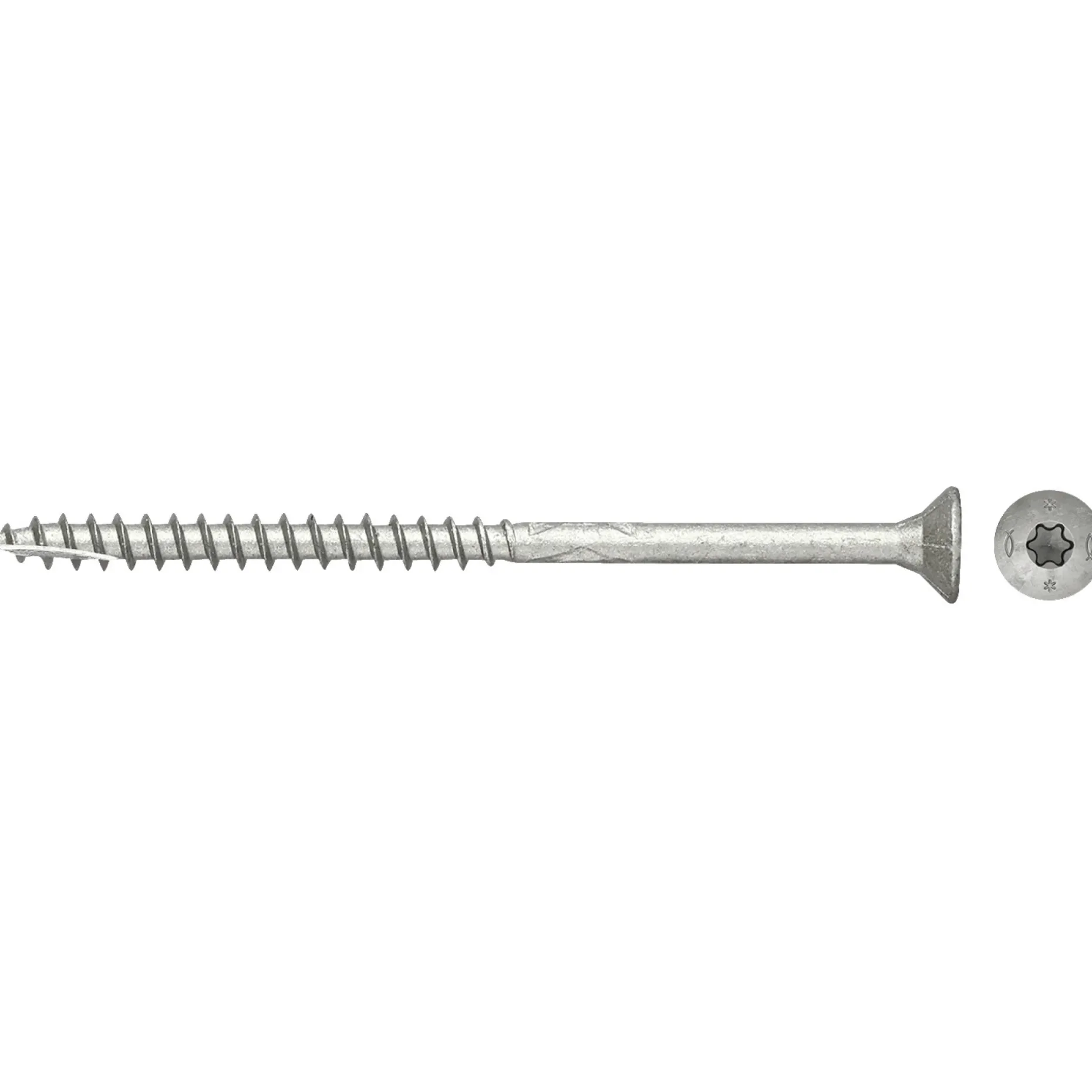 FISCHER BASICFAST CTP SKRUE 5X120 MM VARMFORZINKET 200 STK.