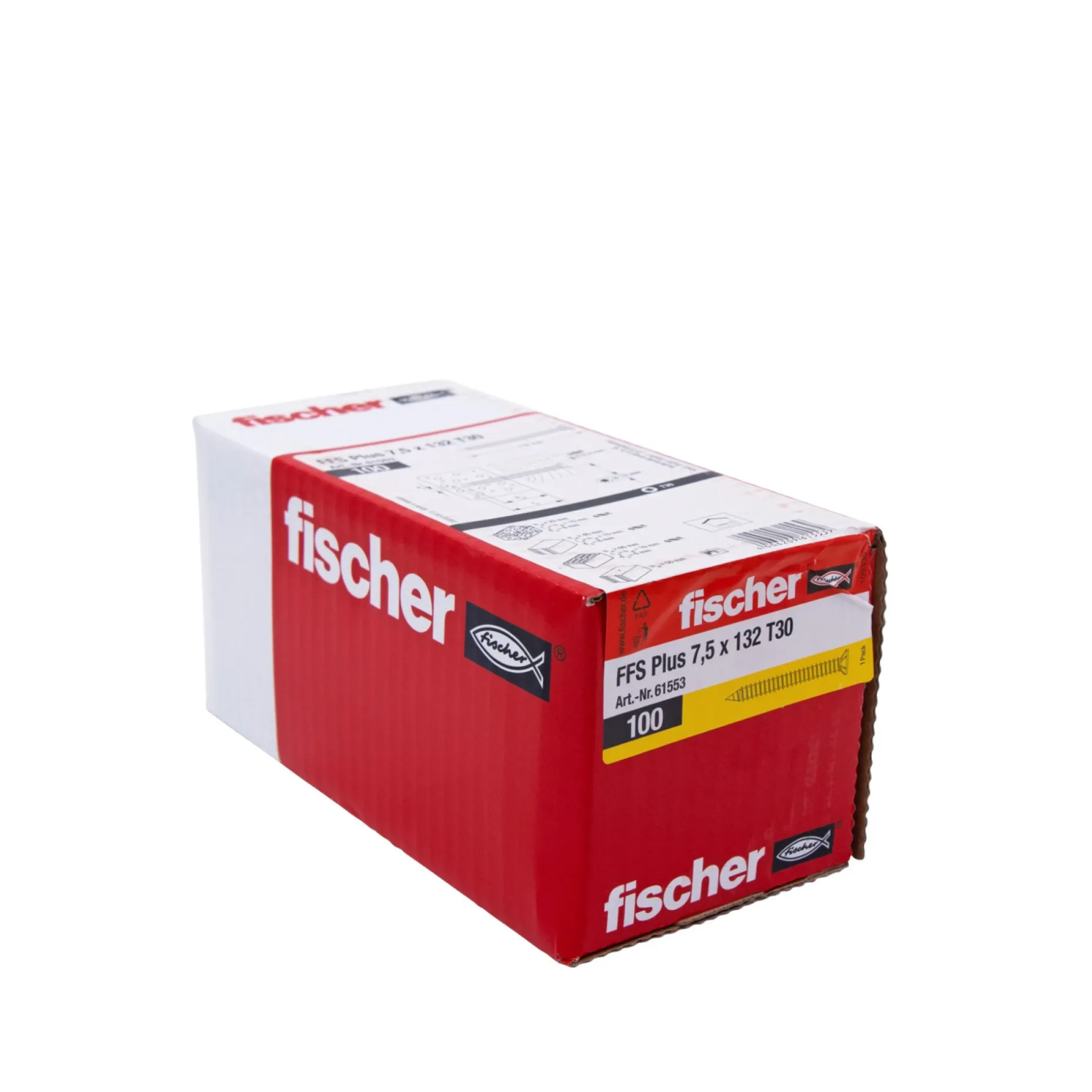 FISCHER FFS KARMSKRUE 7,5X132 100 STK.