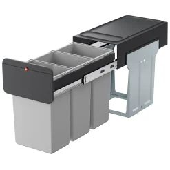 G. FUNDER 3X10 L. AFFALDSSORTERING GRÅ 500 X 270 X 450MM