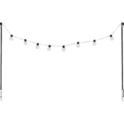 GARDENLIFE DEKOSTANG TIL LYSKÆDE STÅL SORT L220 CM