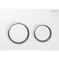 GEBERIT OMEGA20 BETJENINGSPLADE HVID