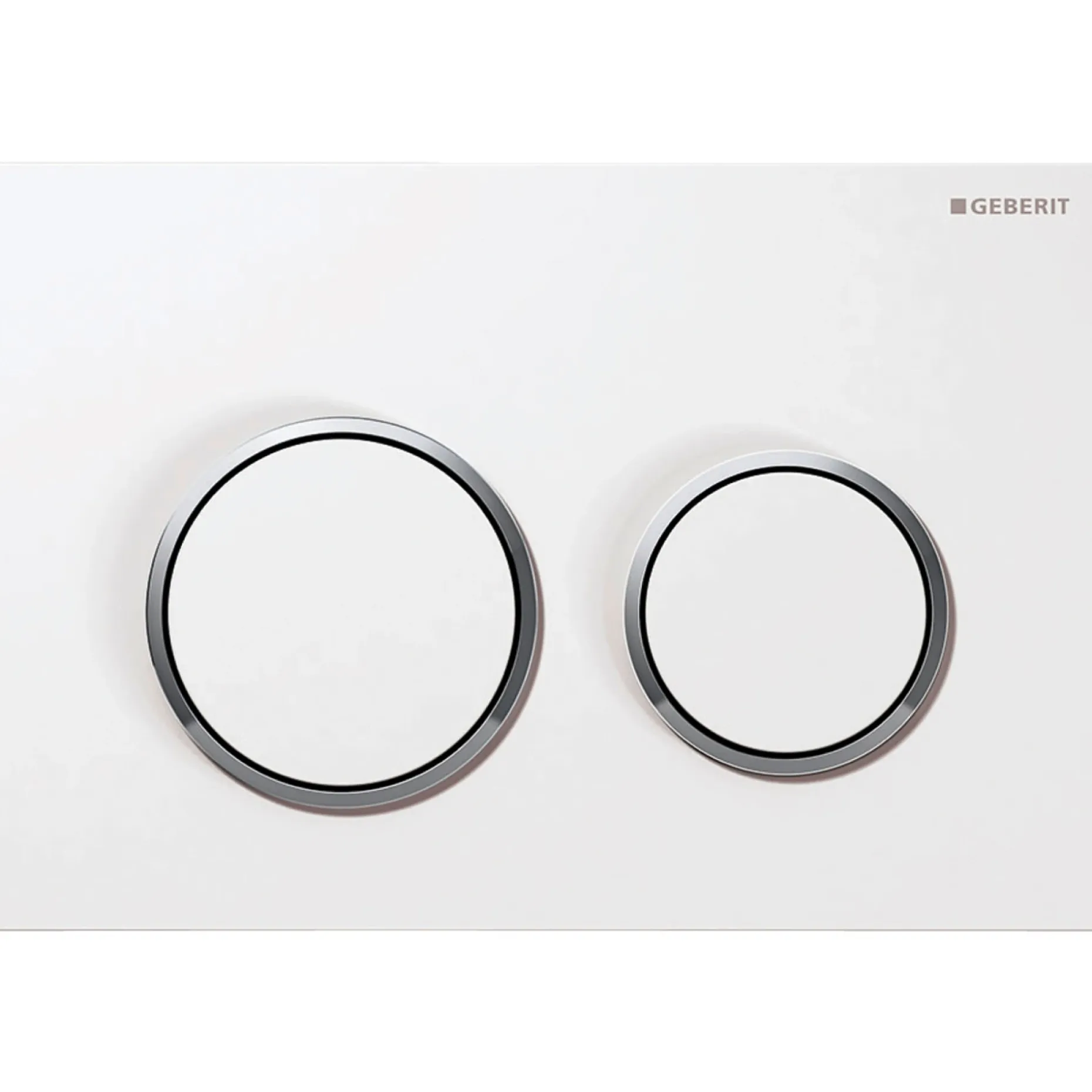 GEBERIT OMEGA20 BETJENINGSPLADE HVID