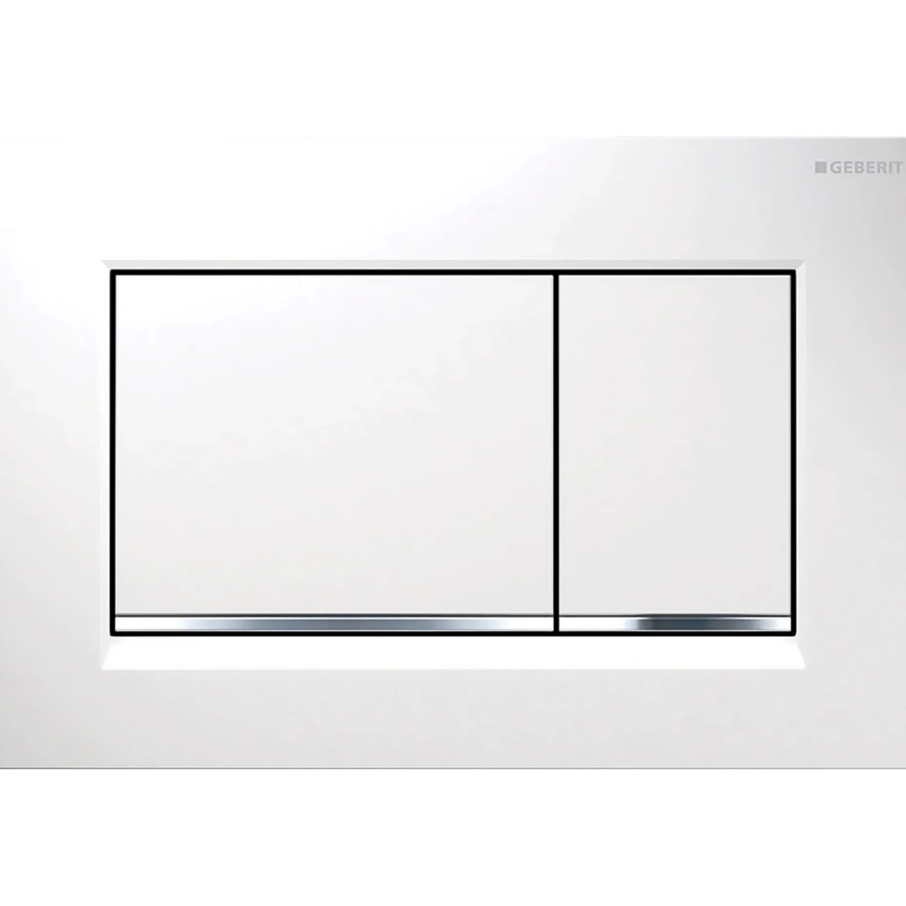 GEBERIT SIGMA30 BETJENINGSPLADE HVID