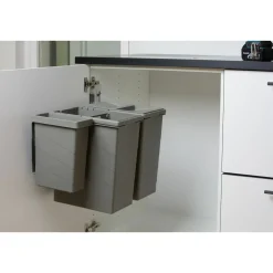 GF 2X14, 1X3 L. AFFALDSSORTERING GRÅ 520 X 330 X 240 MM