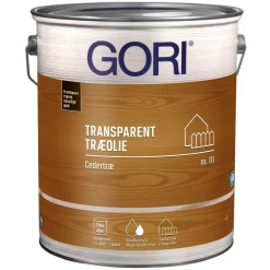 GORI 111 CEDERTRÆ OLIE 5 L TRANSPARENT
