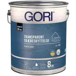 GORI 506 TRÆBESKYTTELSE TRANSPARENT TEAK 5 L