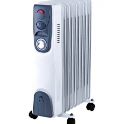 GRIPO FRITSTÅENDE OLIERADIATOR M/TIMER 64 X 16 X 44 CM 2000W