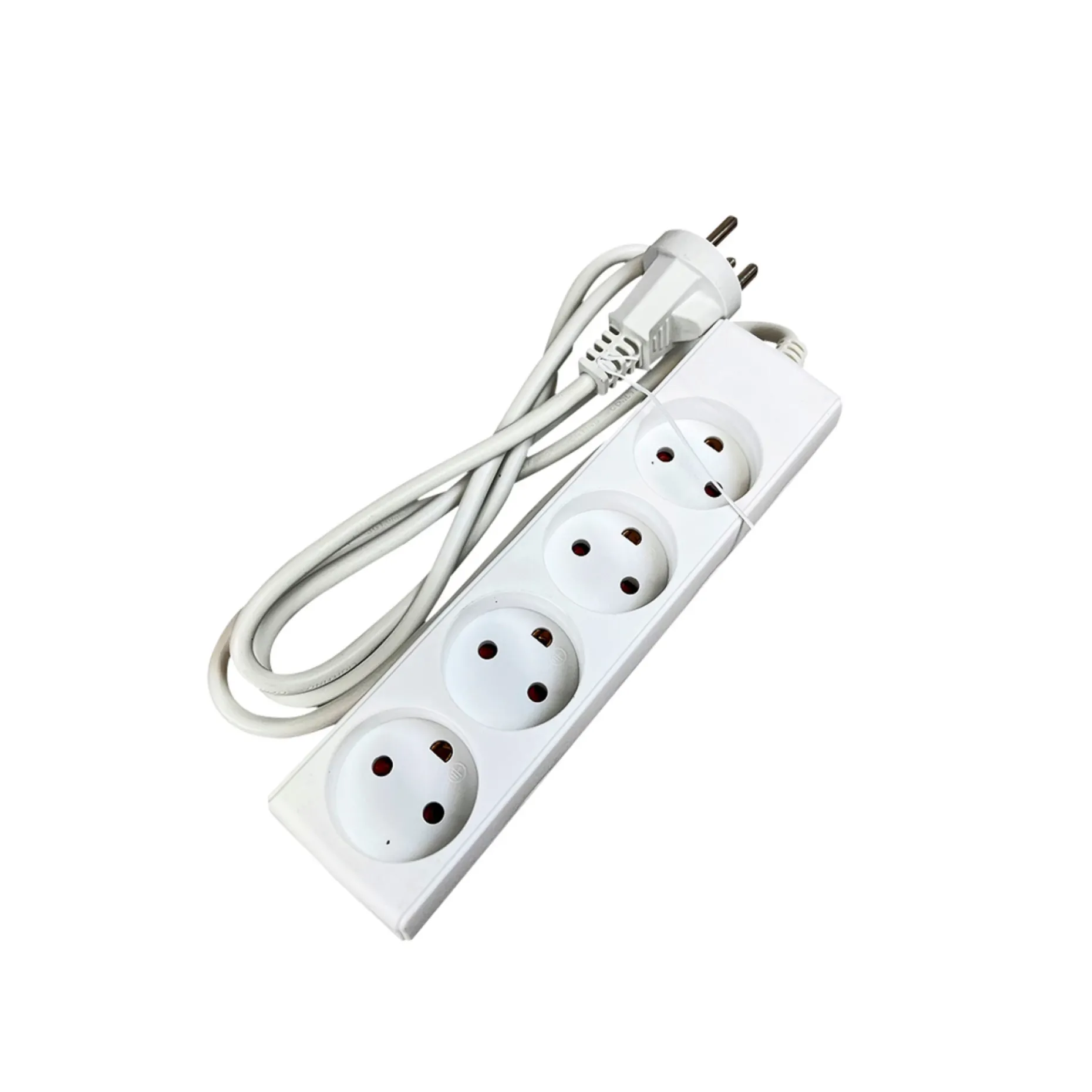 GRIPO STIKDÅSE 4 UDTAG M/JORD HVID 1,5 M KABEL