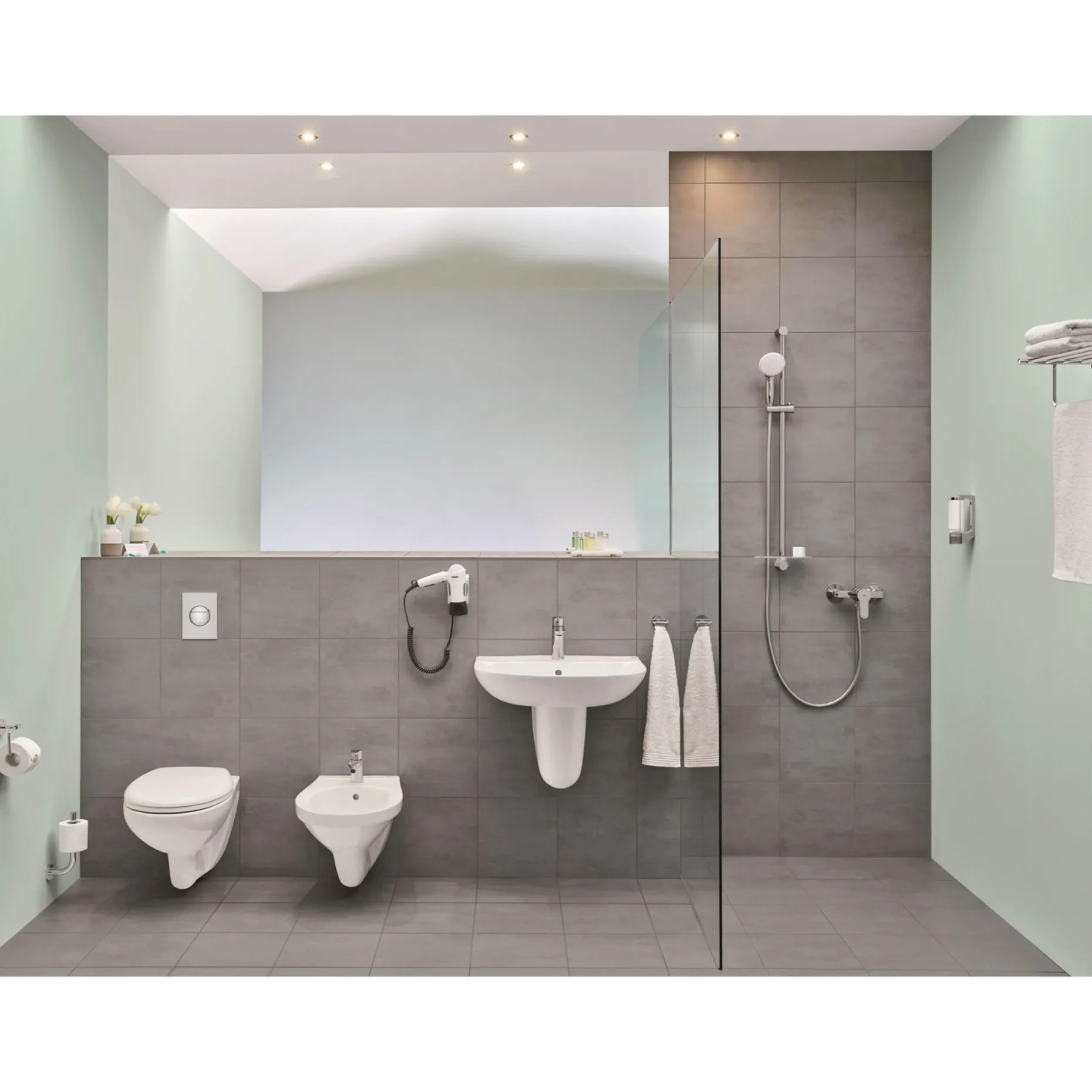 GROHE BAU CERAMIC M/SOFT CLOSE SÆDE VÆGHÆNGT TOILET