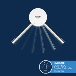 GROHE ESSENCE HÅNDVASKARMATUR 1-GREB BØRSTET MESSING