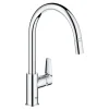GROHE START EDGE QUICKFIX, C-TUD, M/UDTRÆK KØKKENARMATUR KROM