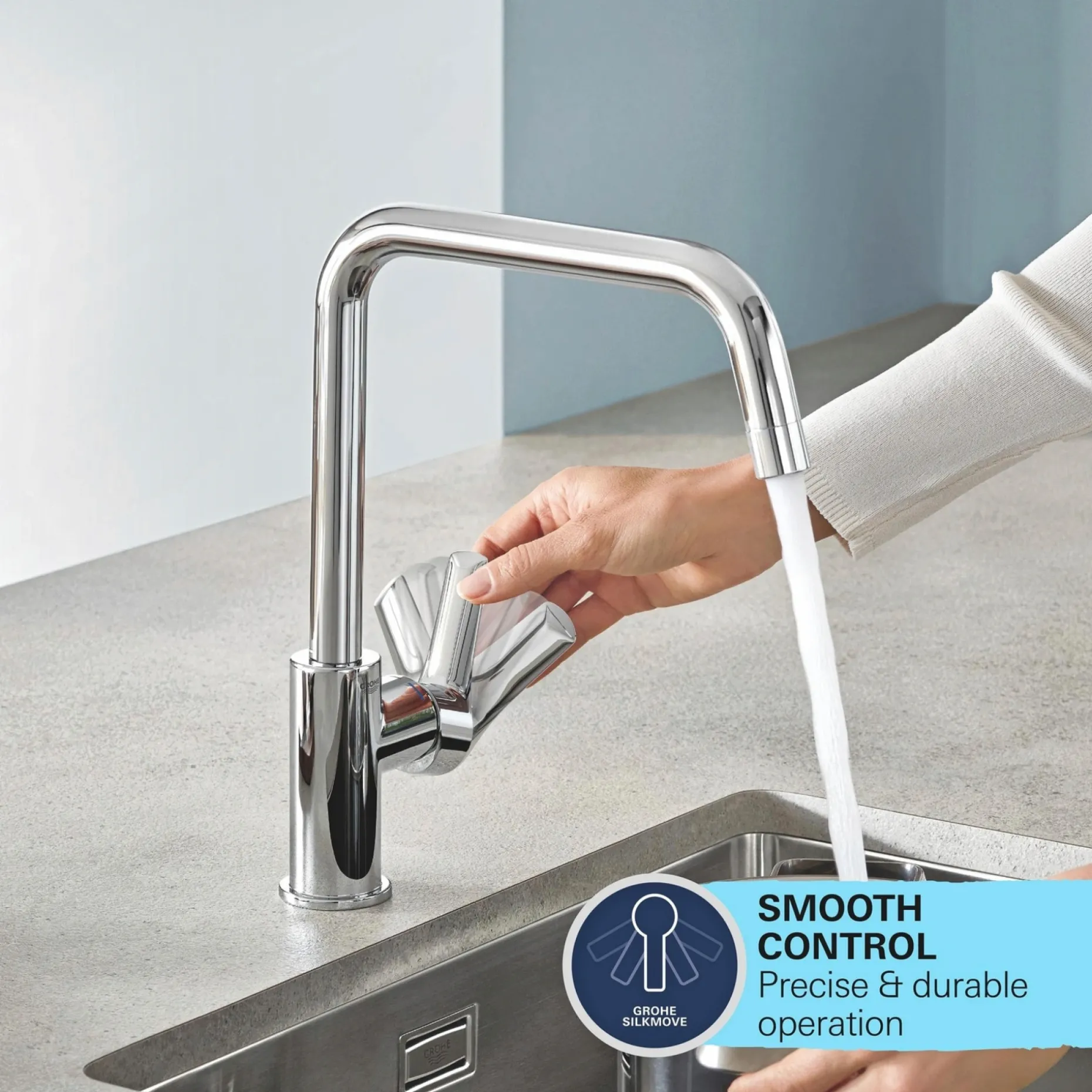 GROHE START KØKKENARMATUR KROM