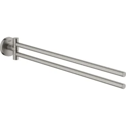 GROHE START QUICKFIX HÅNDKLÆDEHOLDER BØRSTET STÅL