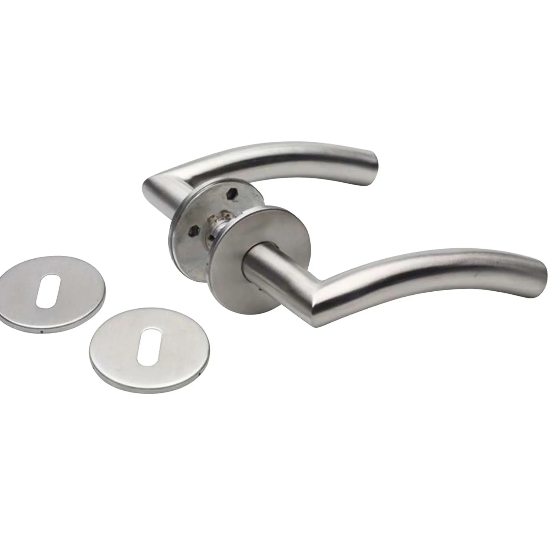 HABO 16 MM DØRGREB RUSTFRIT STÅL L-FORM