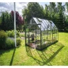 HALLS ICON ICON 8 DRIVHUS EKSKL. SOKKEL 3 MM HÆRDET GLAS GRØN 11,2 M2