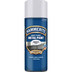HAMMERITE GLAT-EFFEKT METALMALING 400 ML SØLV