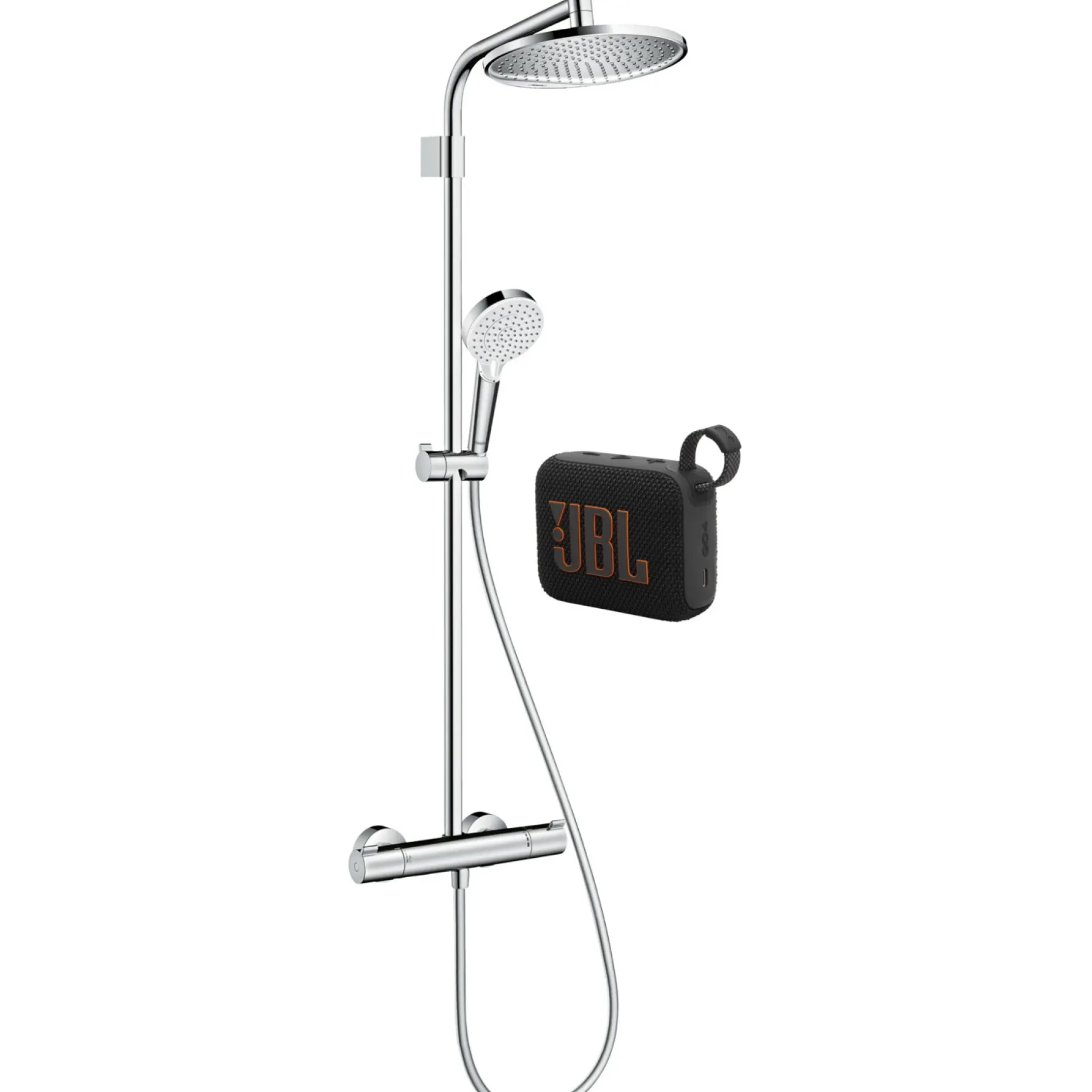 HANSGROHE CROMETTA S240 INKL. HØJTALER BRUSESYSTEM KROM