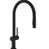 HANSGROHE TALIS M54 210 KØKKENARMATUR MAT SORT