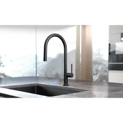 HANSGROHE TALIS M54 210 KØKKENARMATUR MAT SORT