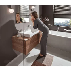 HANSGROHE VIVENIS 110 HÅNDVASKARMATUR 1-GREB MAT HVID
