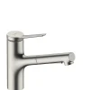 HANSGROHE ZESIS M33 150 KØKKENARMATUR BØRSTET KROM