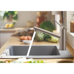 HANSGROHE ZESIS M33 150 KØKKENARMATUR BØRSTET KROM