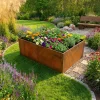 HORTUS 210-900 UDEN BUND HØJBED RUST PATINA 40 X 120 X 80 CM
