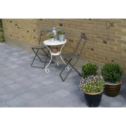 IBF HOLMEGAARDSTEN KVADRAT BELÆGNINGSSTEN 7 X 28 X 28 CM SORT/ANTRACIT