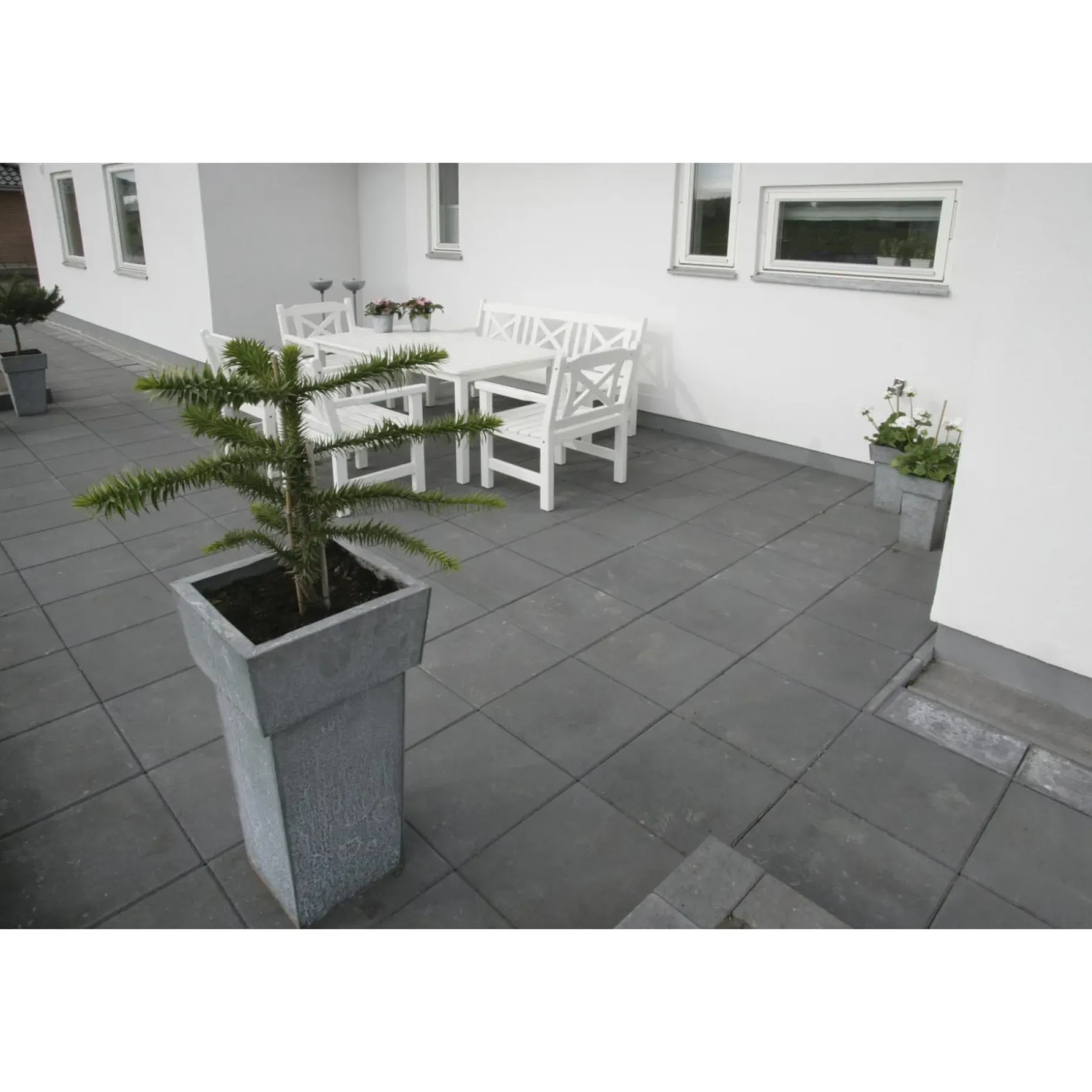 IBF MODUL 30 HAVEFLISE 8 X 30 X 30 CM SORT/ANTRACIT