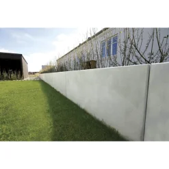 IBF PARKLINE T-ELEMENT STØTTEMUR 10 X 120 X 80 CM GRÅ