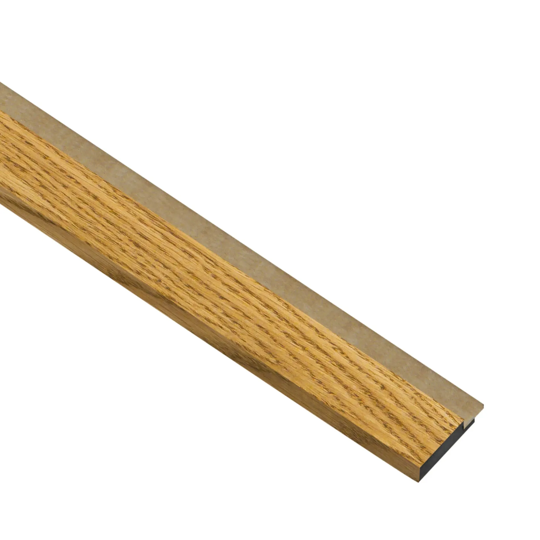 I-WOOD AFSLUTNINGSLISTE EG, BRUN OLIE 17 X 42 X 2400 MM